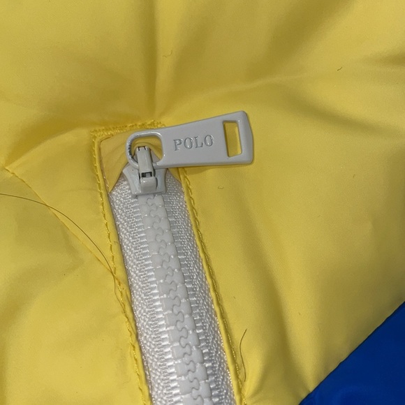 Polo golf Ralph rainbow color block women’s puffer vest  XS/TP - Picture 11 of 12